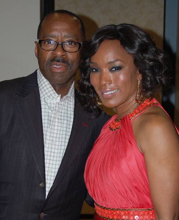 angela bassett 2011. Angela Bassett (R) with