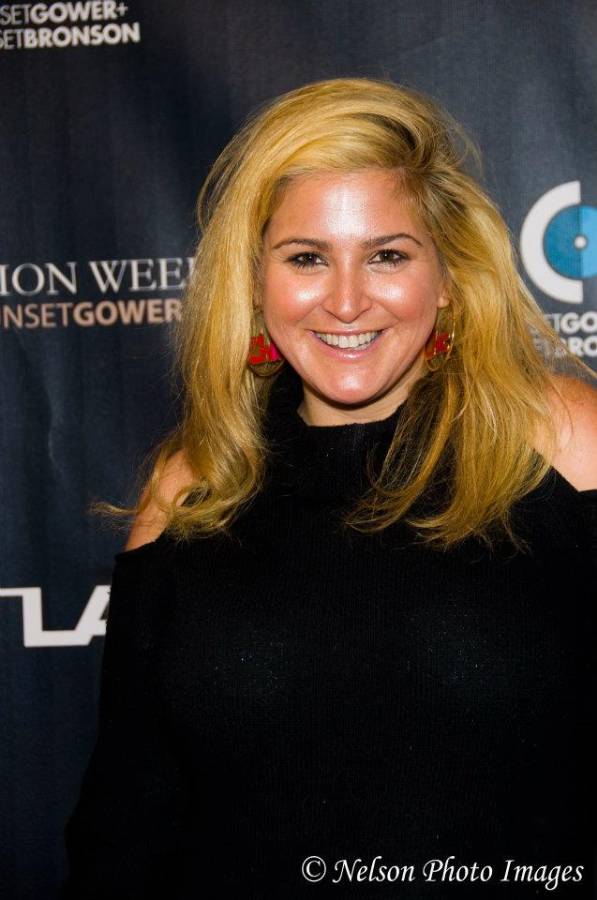Reality Star Josie Goldberg on the red carpet at LAFW Photo by Nelson Shen