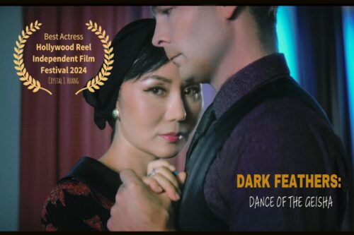 Crystal J. Huang stars in "Dark Feathers." Photo by Kate Allen, Hollywood. 