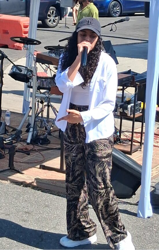 Nimitz Box. She dominated, with her beat box rhythms and voice. 