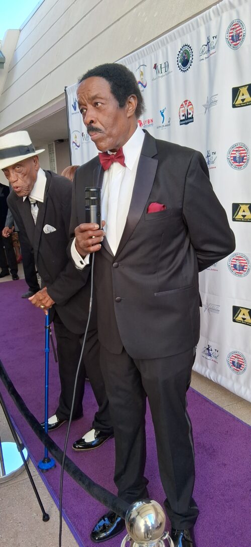 Jim Hill on the red carpet. 