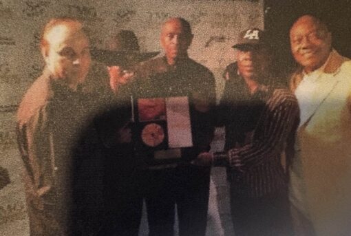 Marvin Spruill (second from R) with Bob, KP Fitz, Tom and Earl.