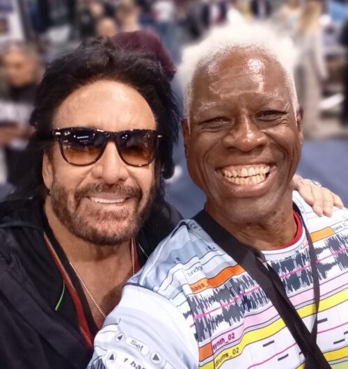 Cover: Anthony Chauncey. Inside Photo: Marco Mendoza (L) with Anthony Chaunchy. 