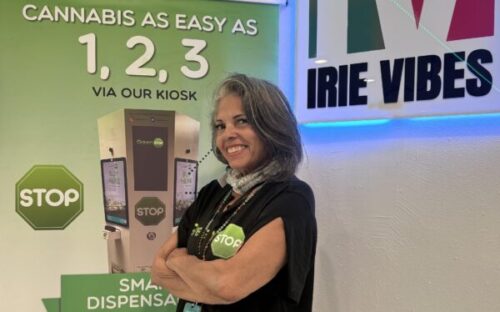 Cover and Inside Photo- Lynne Conner, co-owner of Irie Vibes Inc. dba GreenSTOP, located in Wilmington, California.